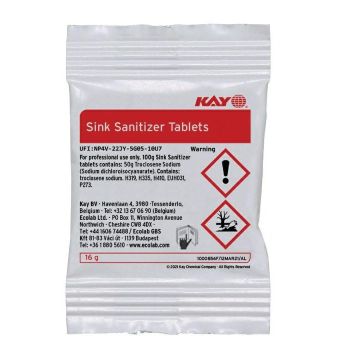 Ecolab Kay®  ReadyDose™ Sink Sanitizer Tablets 200x16g - tabletki chlorowe do dezynfekcji