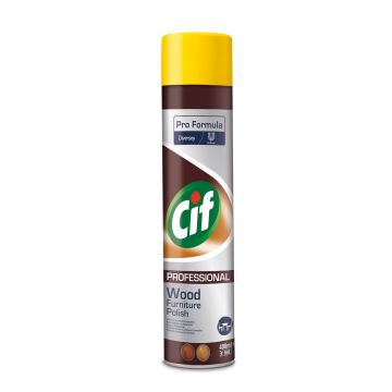Cif Wood Furniture Polish 400ml - spray do czyszczenia i pielęgnacji mebli drewnianych