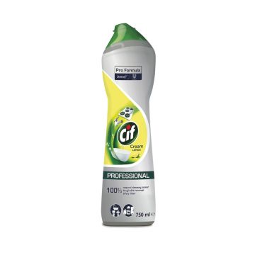 Cif Professional Cream Lemon 750ml - mleczko do czyszczenia mocno zabrudzonych powierzchni 