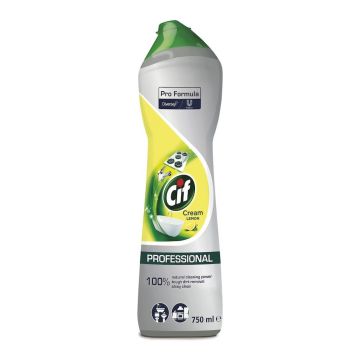 Cif Professional Cream Lemon 750ml - mleczko do czyszczenia mocno zabrudzonych powierzchni 