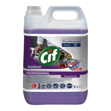 CIF BS Cleaner Disinfectant 5l  2in1 preparat myjąco-dezynfekcyjny SafeGuard