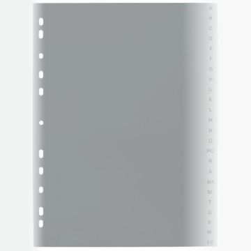 Polypropylene spacers, A4+, A-Z, grey
