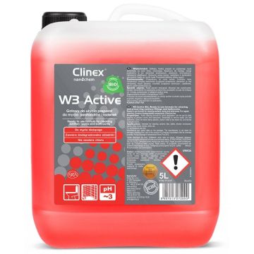 Clinex W3 Active BIO 5L - acidic cleaner for toilets and bathrooms