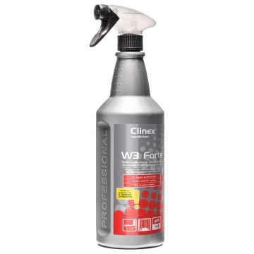 Clinex W3 Forte 1L - silny preparat do mycia sanitariatów i łazienek
