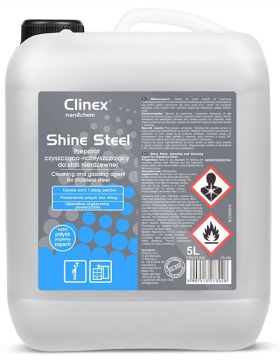 Clinex Shine Steel 5L - stainless steel cleaner and polisher