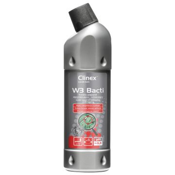 Clinex W3 Bacti 1L - preparat do czyszczenia i dezynfekcji sanitariatów