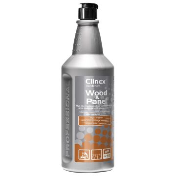 Clinex Wood&Panel 1L - płyn do mycia podłóg drewnianych lakierowanych i laminowanych