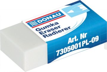 Universal Pencil Eraser DONAU, 41x21x11mm, white