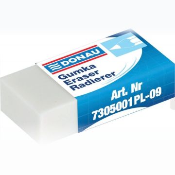Universal Pencil Eraser DONAU, 41x21x11mm, white