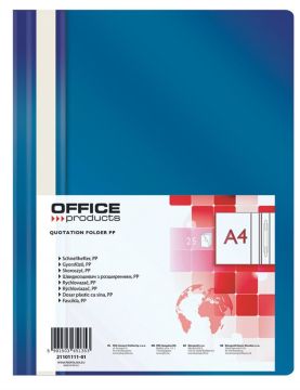 Report File OFFICE PRODUCTS, PP, A4, soft, 100/170 micr., navy blue