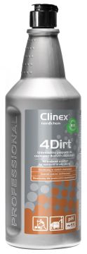 Clinex 4Dirt 1L - preparat do usuwania zabrudzeń tłuszczowych