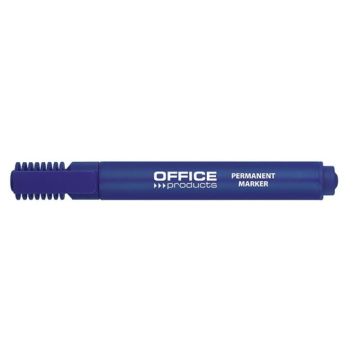 Marker permanentny OFFICE PRODUCTS, ścięty, 1-5mm (linia), niebieski