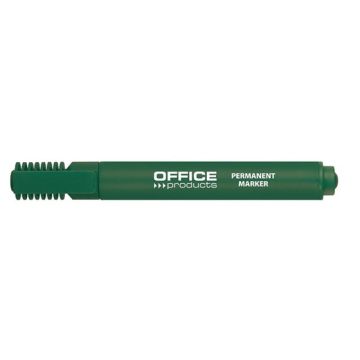 Marker permanentny OFFICE PRODUCTS, ścięty, 1-5mm (linia), zielony