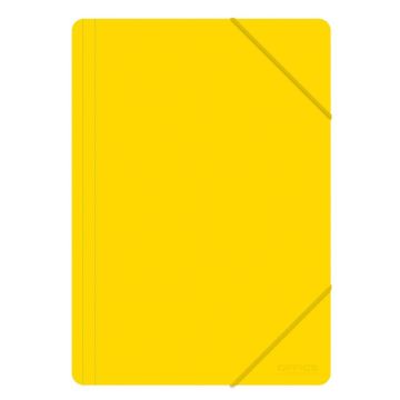 Elasticated File OFFICE PRODUCTS, PP, A4, 500 micr., yellow