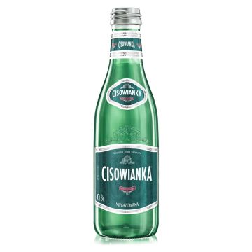 Water CISOWIANKA Classique, still, glass bottle, 0,3l