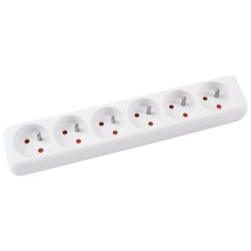 Extension Leads OFFICE PRODUCTS, 6 sockets, 3m, white