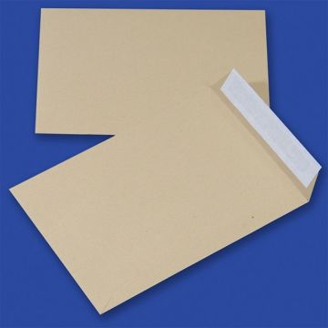 Envelopes with a silicone-coated self-adhesive OFFICE PRODUCTS, HK, B5, 176x250mm, 90gsm, 10pcs, brown
