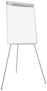Flipchart Tripod Easel BI-OFFICE, 70x102cm, Magnetic Dry-wipe Board, with an Extending Display Arm