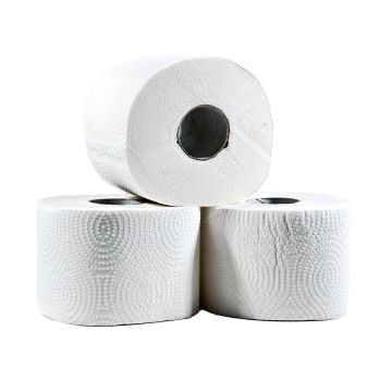Papier toaletowy 40m biały, celuloza, 3W, op.10 rolek T4 TnC