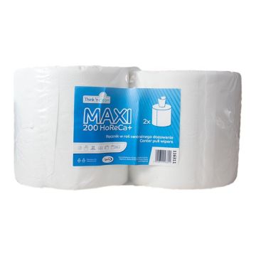 Czyściwo w roli MAXI BaVillo HoReCa+ 800+30 listków, 2 warstwy, 200 metrów, op. 2 rolki