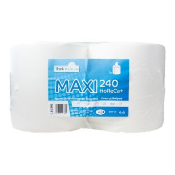 Ręcznik rola MAXI HoReCa+ 1000 TnC 1000 listków 2W celuloza 240m op. 2 rolki