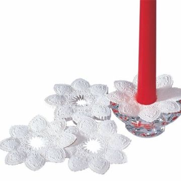 Round candle holders