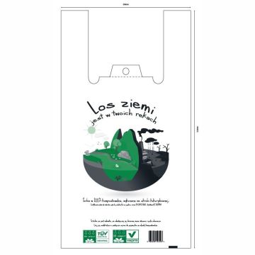 Torby kompostowalne 30/8/55 cm OK Compost HOME 100 szt.