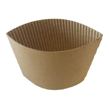 Cup protector 80mm op. 100pcs for 200-250ml cups cardboard (k/10)