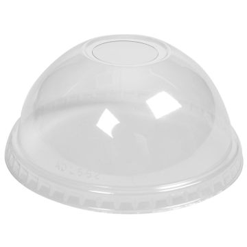 Lid for cup rPET - 92,7 with hole, 100pcs. (box/10)