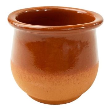 Gliniany kubek curd cheese 180ml śr.8xh.6,7cm, terracotta