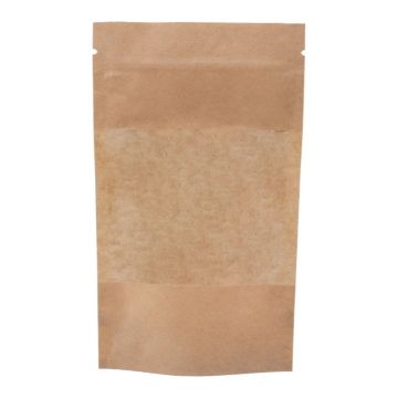DOYPACK papierowy + PE z okienkiem 100ml op.100szt. (k/10) 85x50x145mm, TnP