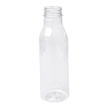 Round bottle PET 500ml thread 38mm 2 start, height 198mm, pack of 100 pieces