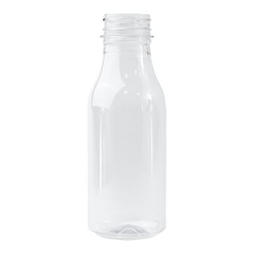 Bottle PET 330 ml, thread 38mm 2 start, height 165mm, rPET, 100 pieces