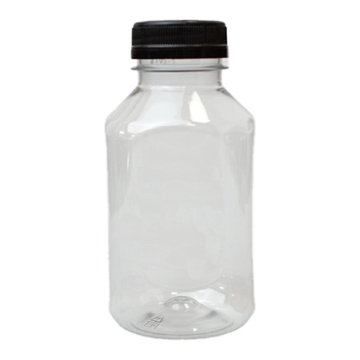 rPET square bottle 300ml BK300 op.162pcs. TnP