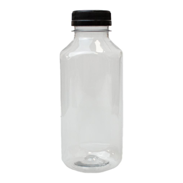 rPET square bottle 400ml BK400 op.126pcs. TnP