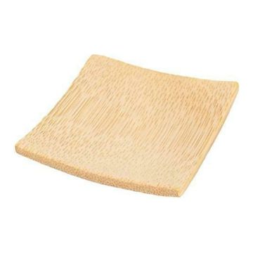 FINGERFOOD bamboo square plate 60x60mm, op.24pcs (k/12)