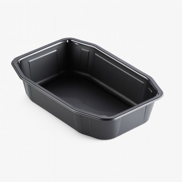 T B 215/148/1 H50 G poj. zgrzew. op.312szt. 1035ml, wysokość 5cm, czarny DUNI HMR