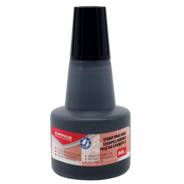 Tusz do pieczątek OFFFICE PRODUCTS, 30ml , czarny