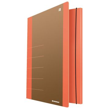 Cardboard folder with elastic band DONAU Life, 500gsm, A4, orange