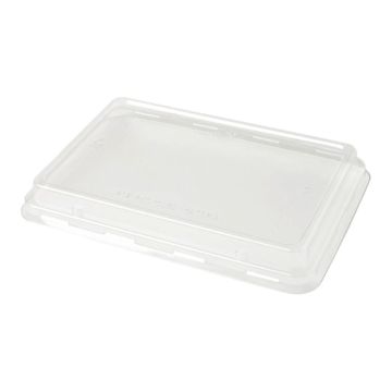 Rectangular rPET lid