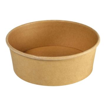DUNI 700ml kraft + PLA bowl a.50pcs. PFAS Free