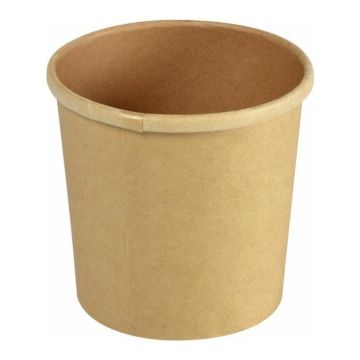 Duni PAP/PLA KRAFT paper bowl 360ml a.25pcs.