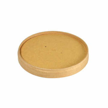 Bowl, diameter 117 mm, KRAFT LID, pack of 25, PLA coating (k/21)