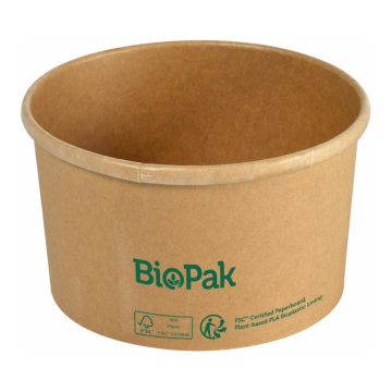 Miska fi.117mm KRAFT 550ml h.74mm op.35szt powleczenie PLA (k/15)