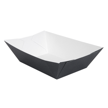 Black tray 1440ml 13,5x8,5x6,2cm pack of 150 (k/4) THEPACK®