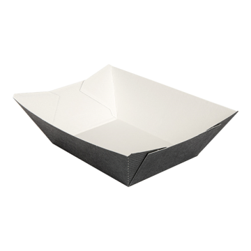 Black tray 960ml 10,6x7,2x5,2cm pack of 200 (box/6) THEPACK®