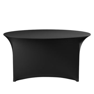 Round tablecloth symposium black