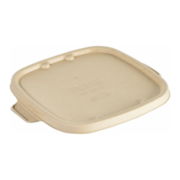 Cube square reed lid, pack of 40 (k/4) for 900/1200 ml bowls, PFAS Free