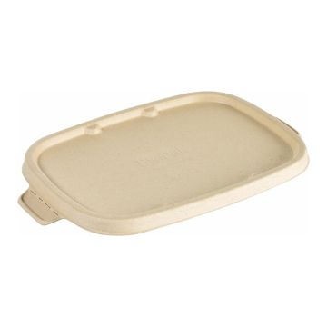 Cube rectangular reed lid, pack of 40 (k/4) for 900/1200 ml bowls, PFAS Free