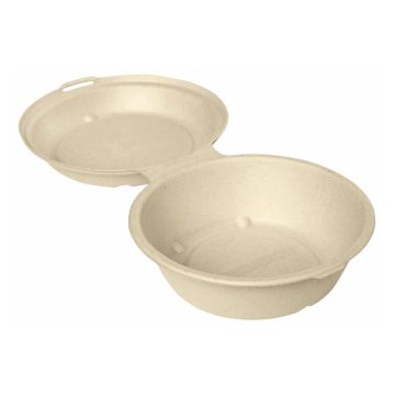750 ml sugarcane bowl with lid, pack of 55 (k/4) PFAS Free